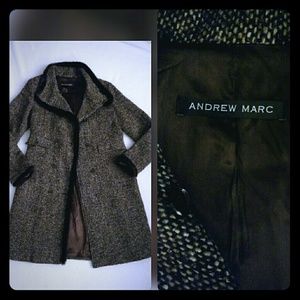 Tweed/Mink Coat